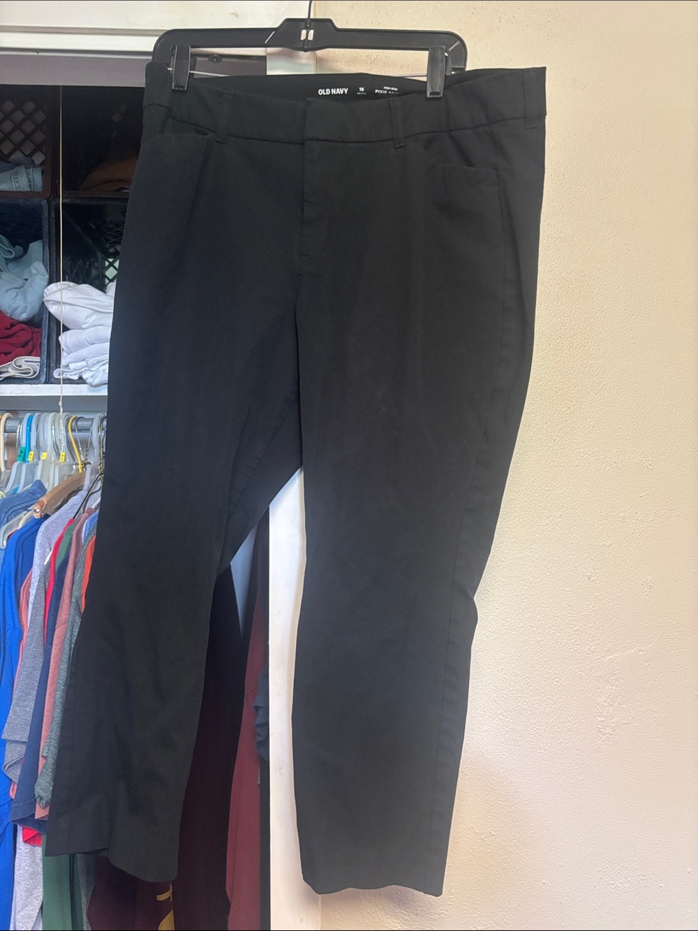 Old Navy Men's Black Dress Pants - Straight Leg